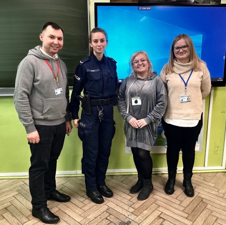 Profilaktyka w I Liceum – zajęcia z Policją